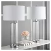 (Set Of 2) 31" Velma Table Lamp Clear (Includes CFL Light Bulb) - Safavieh