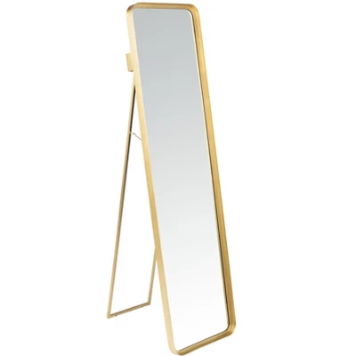 Lerna Mirror - Brushed Brass - Safavieh - Image 2