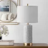 Pehonix Ceramic Table Lamp - White - Safavieh