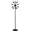 67.5" Urban 12 Light Retro Floor Lamp (Includes Light Bulb) Black - Safavieh