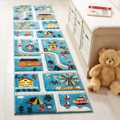 Carousel Kids CRK197 Power Loomed Area Rug - Safavieh
