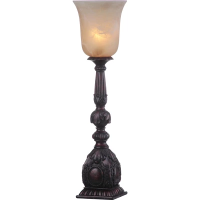 (Set Of 2) 27.5" Dion Arifact Table Lamp Black (Includes CFL Light Bulb) - Safavieh - Image 3