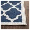 5'X8' Rectangle Outdoor Patio Rug Navy/Beige - Safavieh