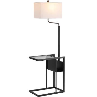 Janson Floor Lamp - Matte Black - Safavieh - Image 2