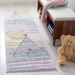 Carousel Kids CRK117 Power Loomed Area Rug - Safavieh