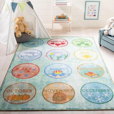 Kids Playhouse KPH256 Power Loomed Area Rug - Safavieh