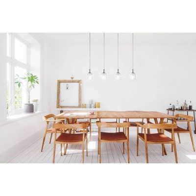 Lanson Pendant Chrome/Clear - Safavieh - Image 2