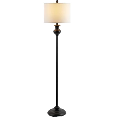 Erlan Floor Lamp - Antique Black - Safavieh - Image 2